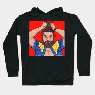 Comedian Sean Patton - Red Artwork Hoodie